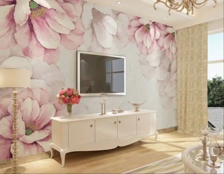 Jual gorden hordeng gordyn tirai jendela wallpaper dinding 3d custom