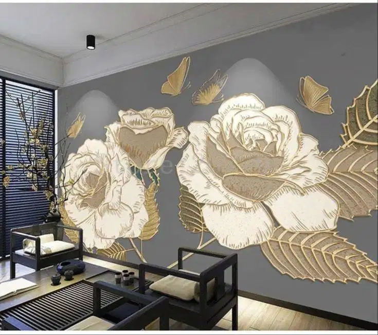 Pesan wallpaper dinding 3d custom toko jual dan pasang gorden murah