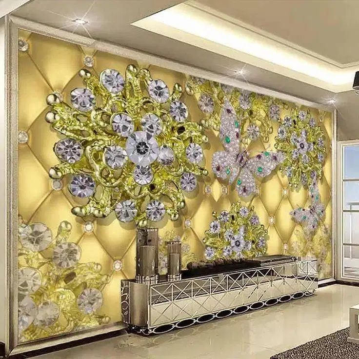 Jual gorden hordeng gordyn tirai jendela wallpaper dinding 3d custom