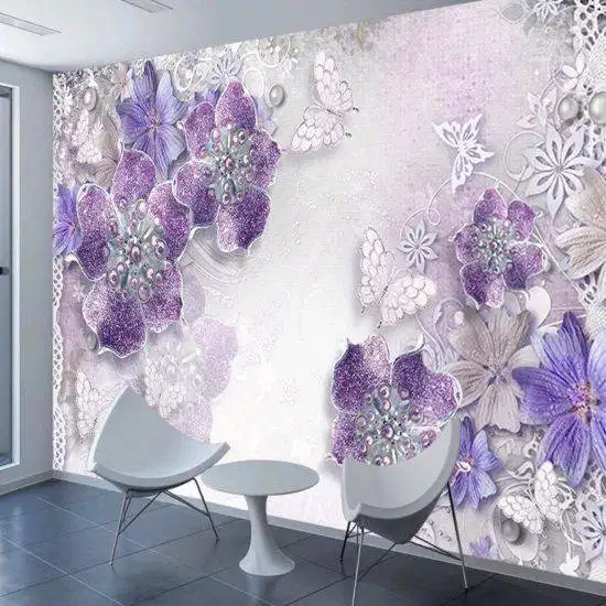 Pesan wallpaper dinding 3d custom toko jual dan pasang gorden murah