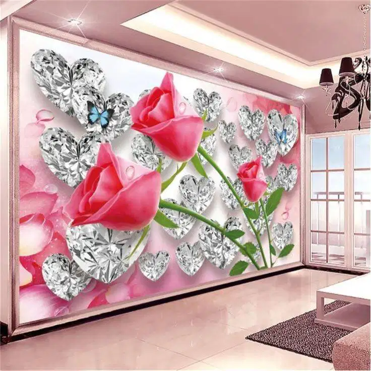 Pesan wallpaper dinding 3d custom toko jual dan pasang gorden murah