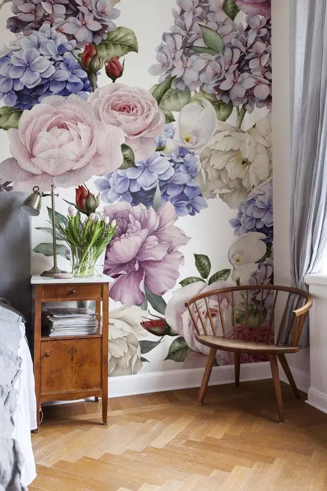 Jual gorden hordeng gordyn tirai jendela wallpaper dinding 3d custom