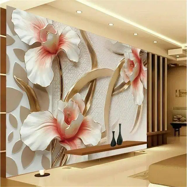 Jual gorden hordeng gordyn tirai jendela wallpaper dinding 3d custom