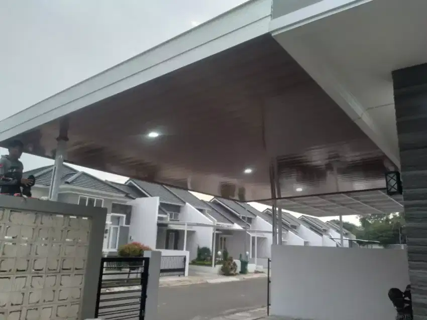 Jasa pasang Kanopi Canopi Carport Baja Ringan Atap Alderon Dll