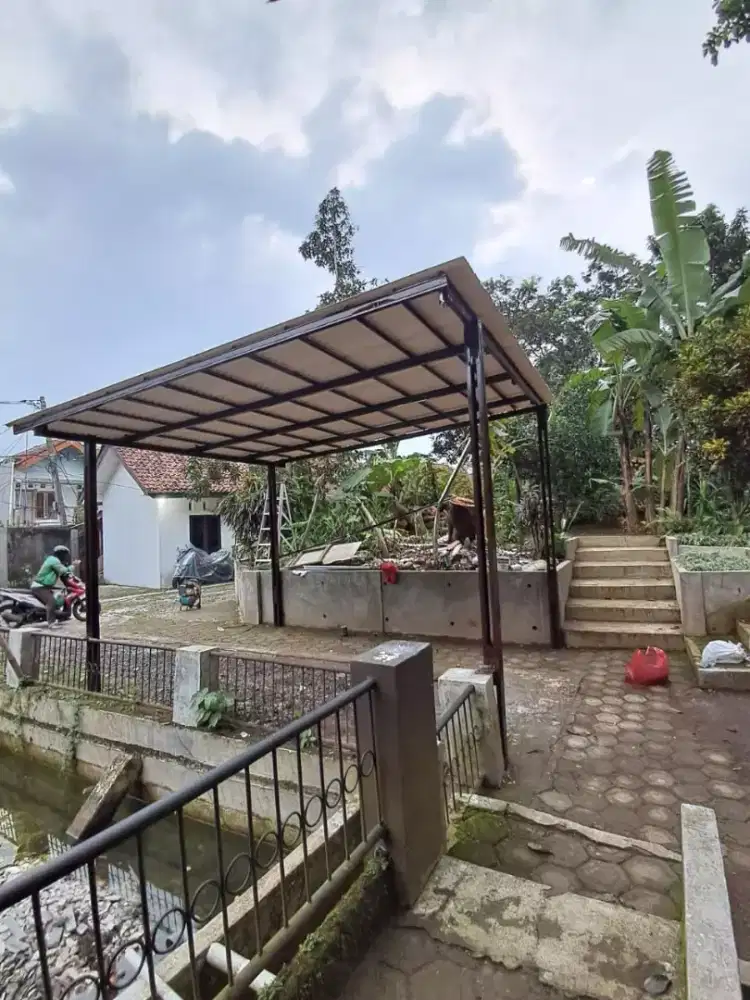 Jasa pasang Kanopi Canopi Carport Baja Ringan Atap Alderon Dll