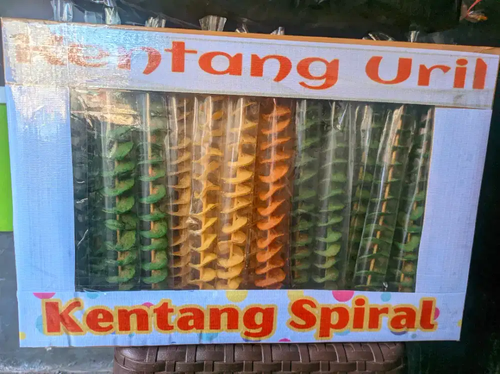 Kentang spiral untuk harga jual 2000