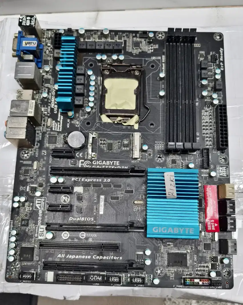 Motherboard Gigabyte  GA-277X D3H LGA 1155