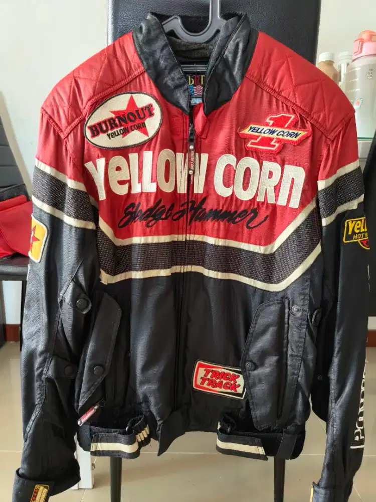 Jaket Motor Bikers Yellow Corn