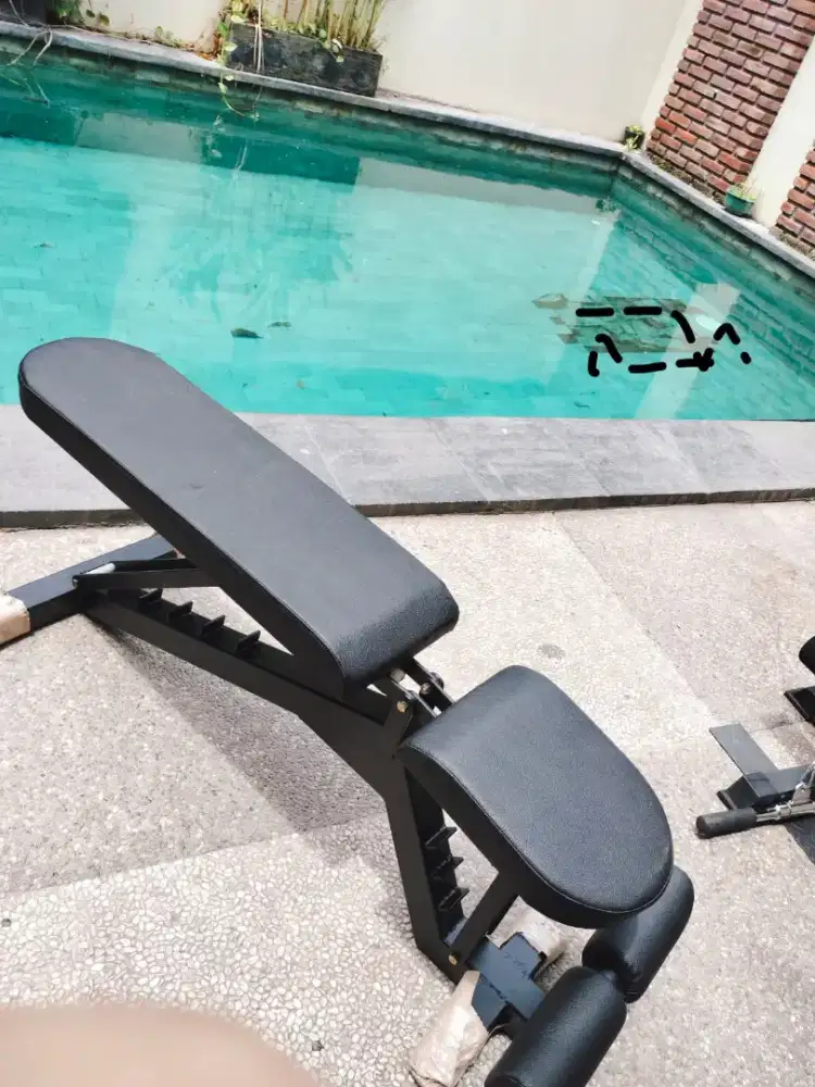 [ BISA COD] PROMO BANGKU ADJUSTABLE STANDART FITNESS