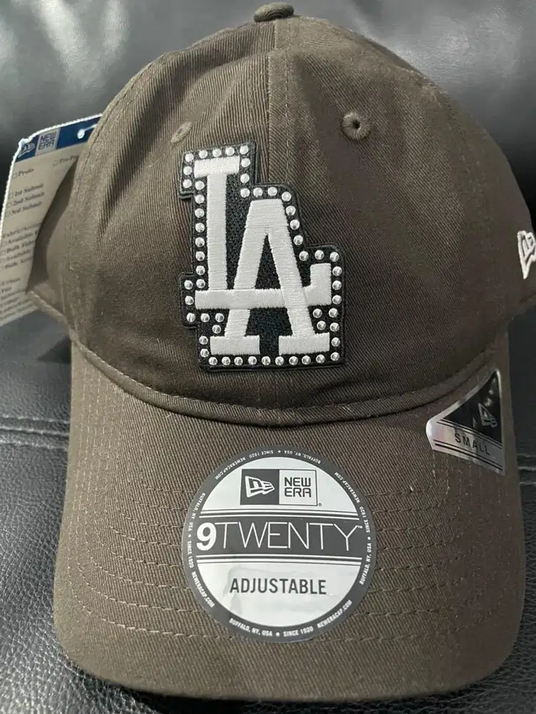 [Original] New Era Cap Losdod Studs Brown Suede Topi New Era Brown