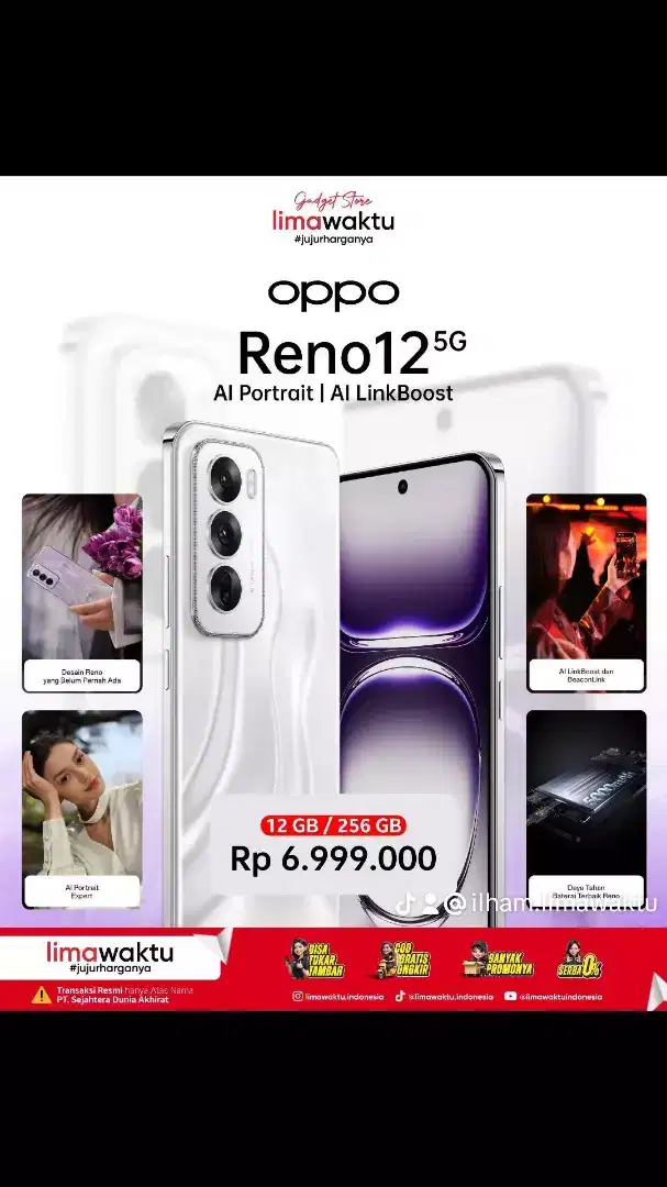 OPPO RENO 12 HADIR DENGAN AI CANGGIH