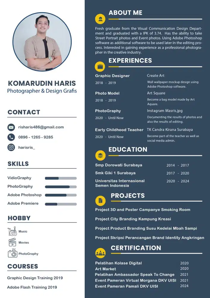 Photographer & Design Grafis