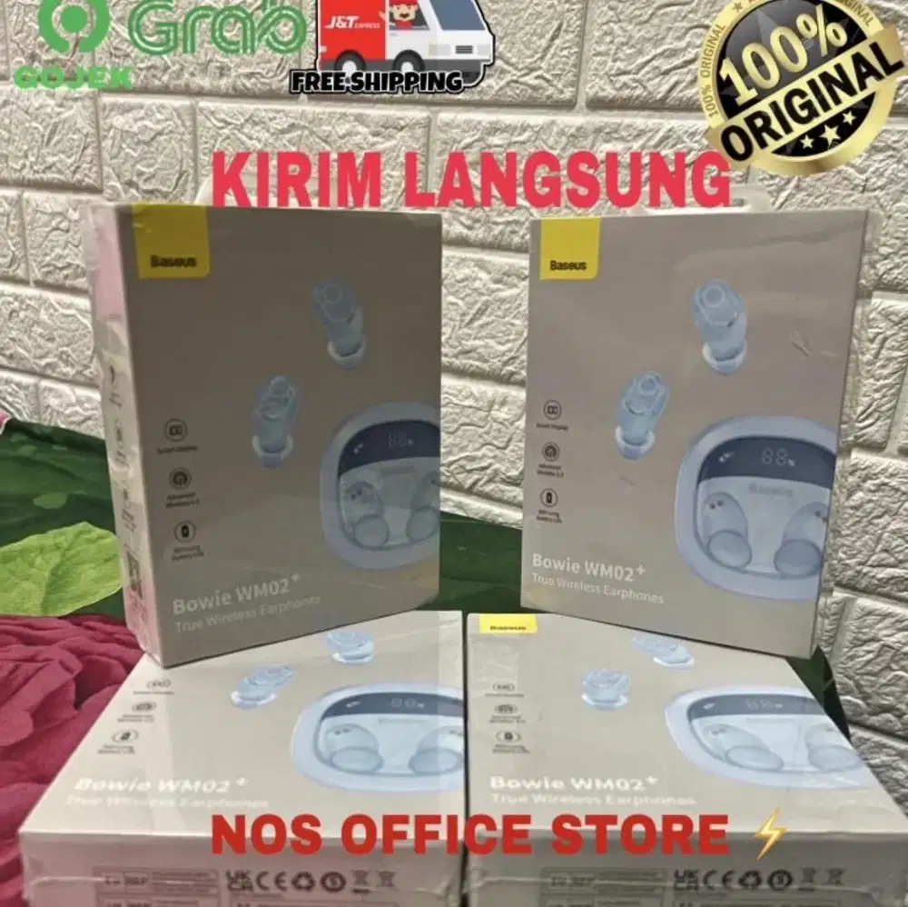 Baseus WM02 Plus Original Garansi Resmi NEW SEGEL (BLUE)