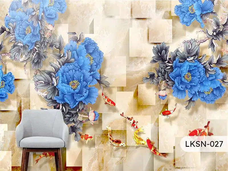 Pesan wallpaper dinding 3d custom toko jual dan pasang gorden murah