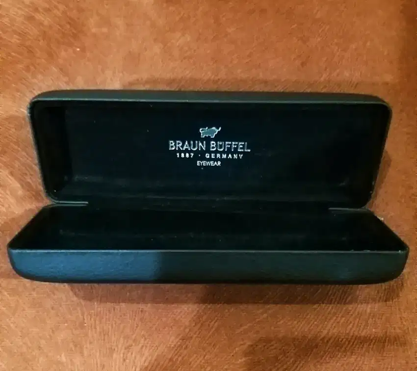 Box kotak dus frame kacamata braun buffel original
