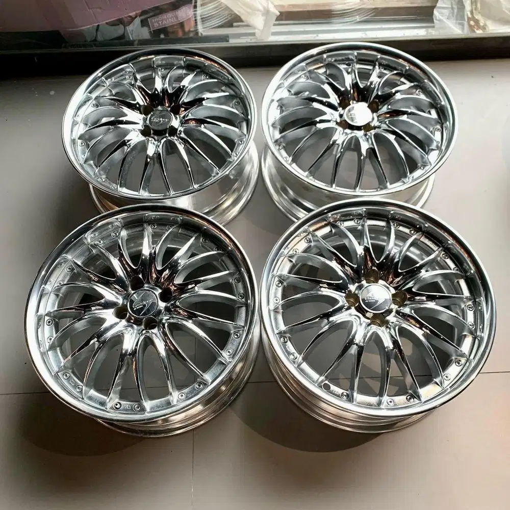 Japan Work Seeker Ring 18 4x100 Velg Ori Original Jepang JDM R18