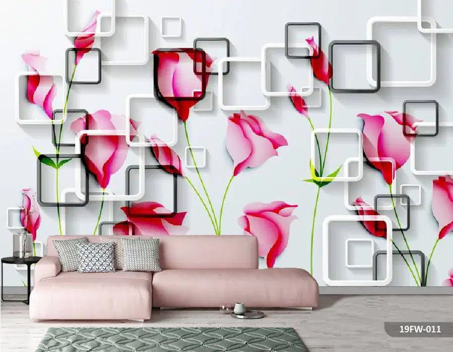 Pesan wallpaper dinding 3d custom toko jual dan pasang gorden murah
