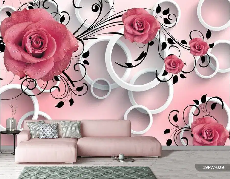 Jual gorden hordeng gordyn tirai jendela wallpaper dinding 3d custom