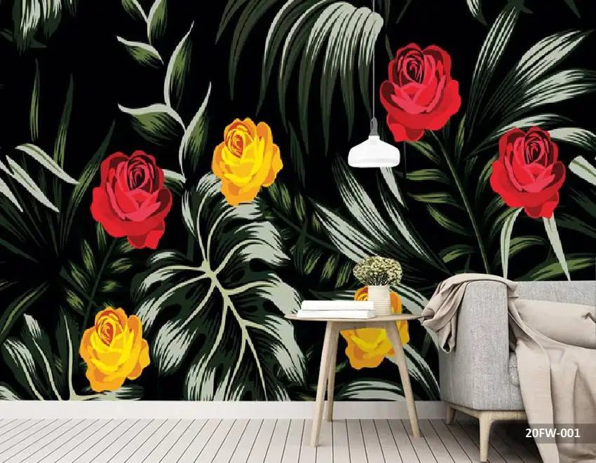 Pesan wallpaper dinding 3d custom toko jual dan pasang gorden murah