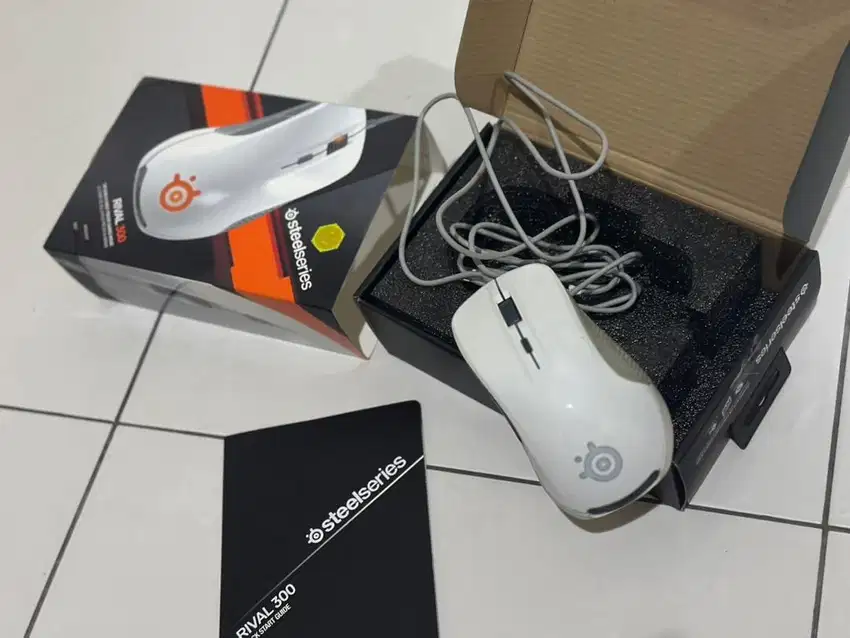 Gaming Mouse Steelseries Rival 300 White Edition - Like New 98%