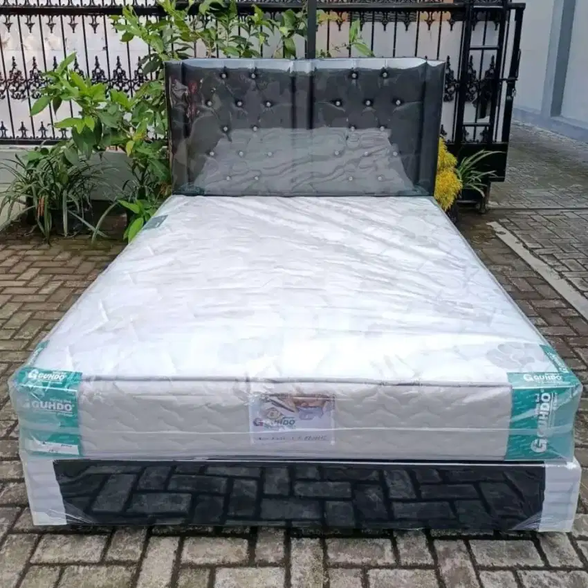 PAKET DIPAN + SPRING BED GUDHO UK 160 X 200 CM