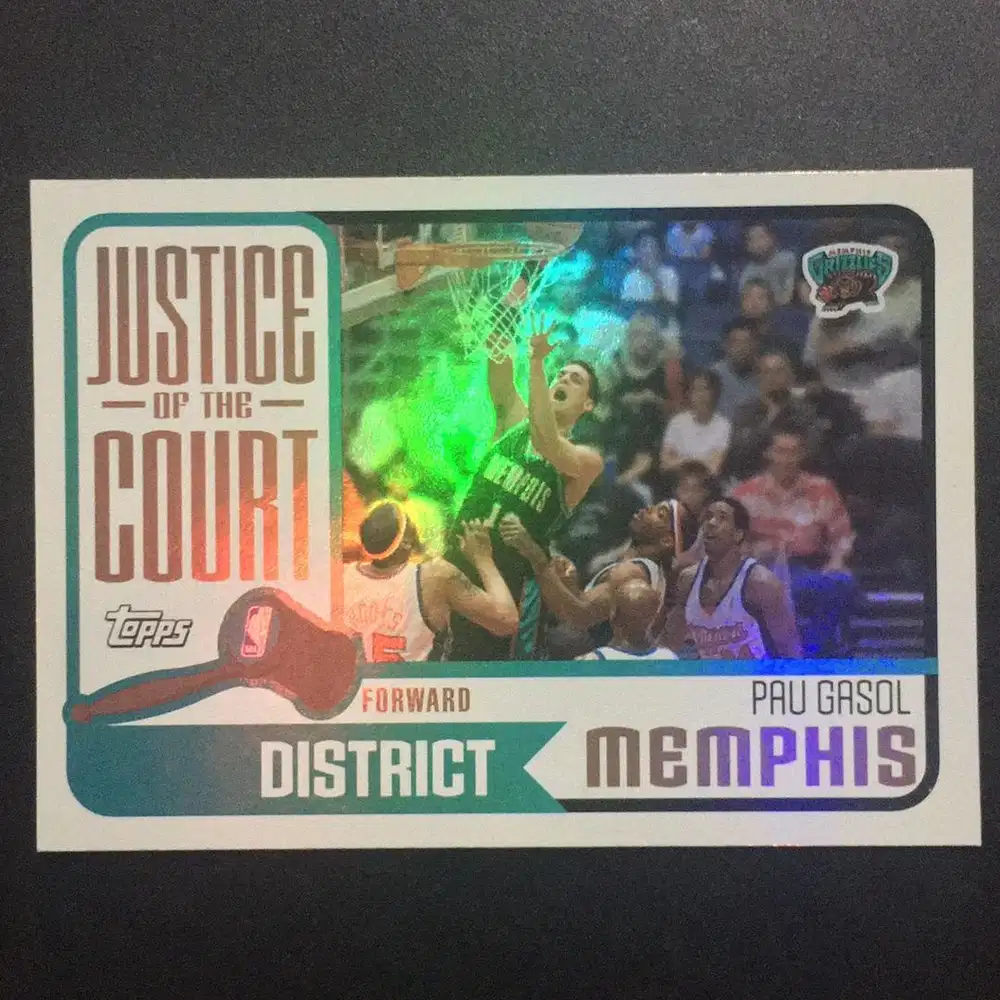 Kartu Basket Pau Gasol Justice of the Court topps 2003