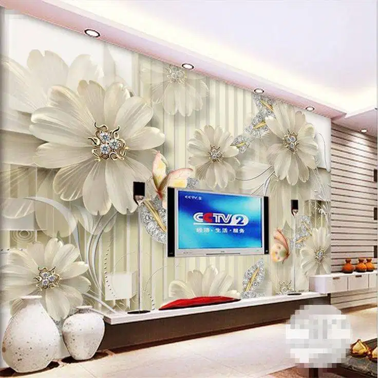 Jual gorden hordeng gordyn tirai jendela wallpaper dinding 3d custom