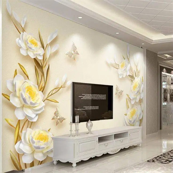 Pesan wallpaper dinding 3d custom toko jual dan pasang gorden murah