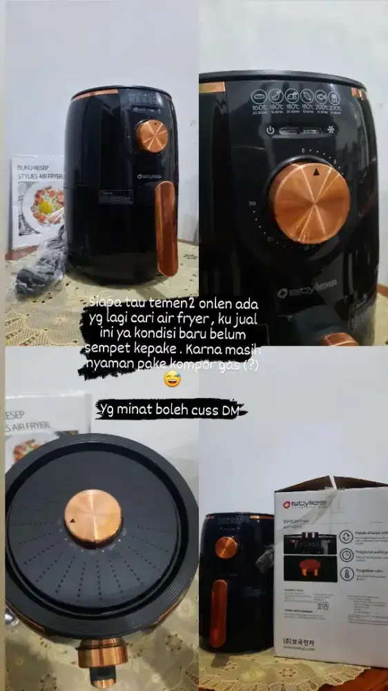 Dijual Aif Fryer Merk Stylies