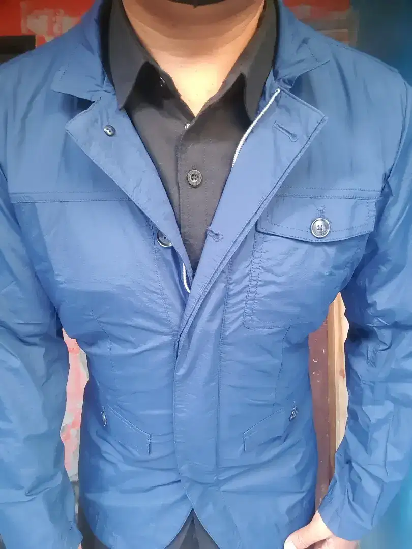 JASKET LOUIS CASTEL BIRU
