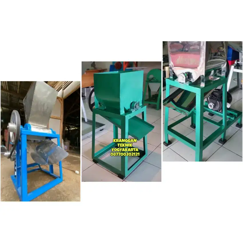 (KRANGGAN TEKNIK)mesin gilingan pengupas kedelai utk tempe watt kecil