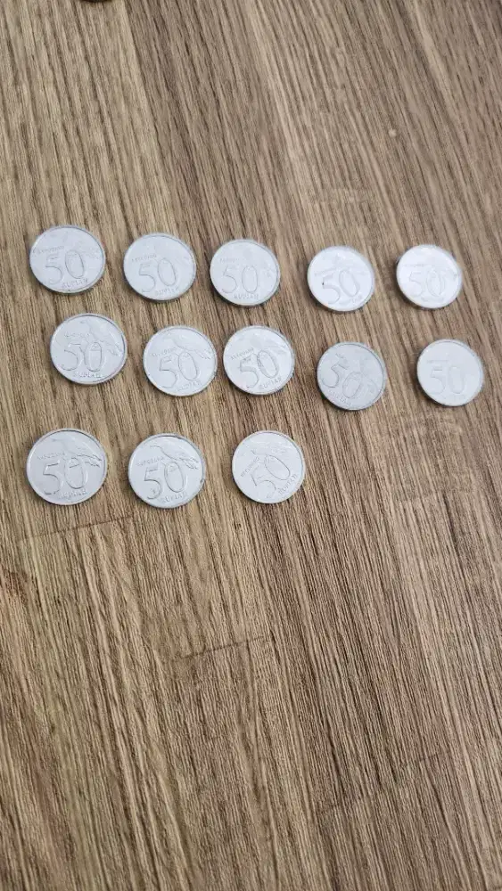 Koin 50 Rupiah Kepodang (13 pcs)
