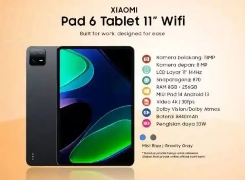 Xiaomi Pad 6 8/256gb