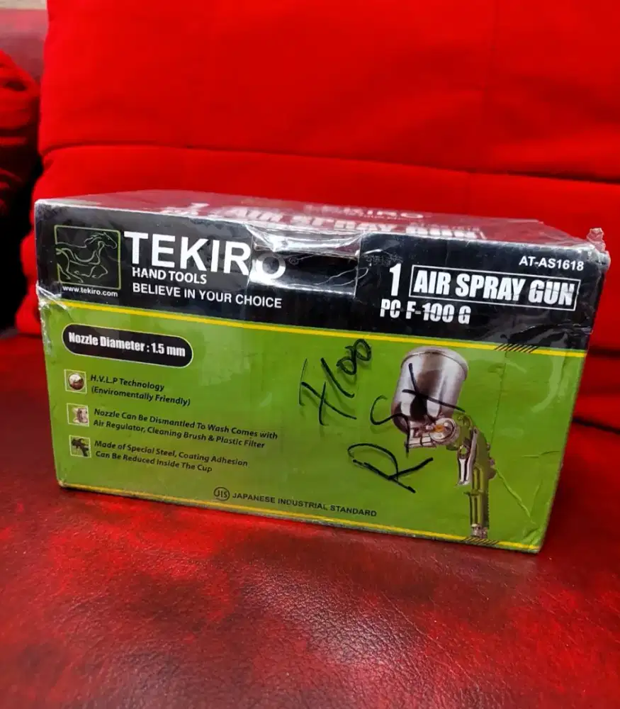 Spray gun TEKIRO  F100 G (new) garansi 1 thn
