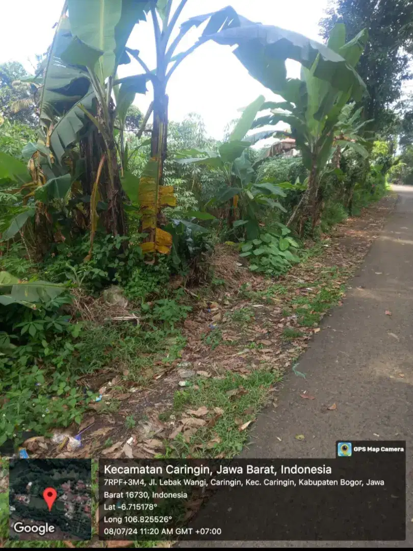 Dijual tanah tempat strategis deket jalan tol