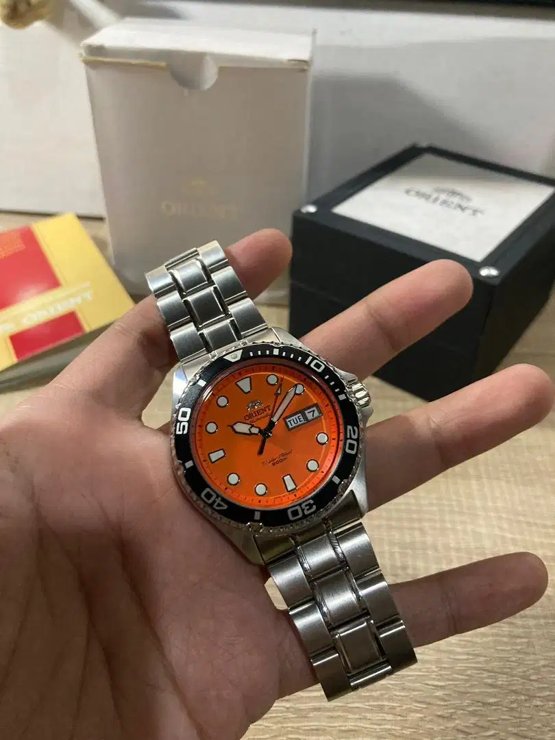 Orient Ray II Orange Dial FAA02006M