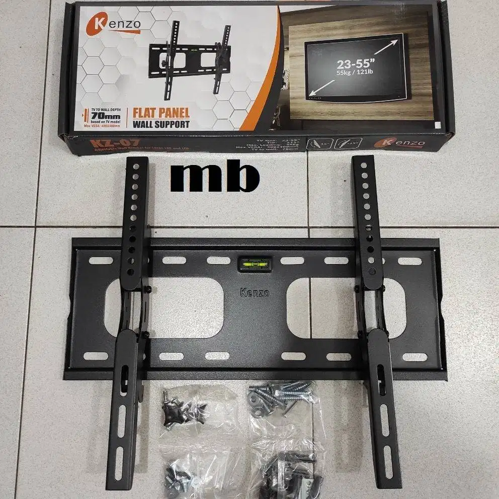 BRAKET TV Dinding LED KENZO KZ-07 BREKET KZ 07 +PASANG JAKARTA BARAT