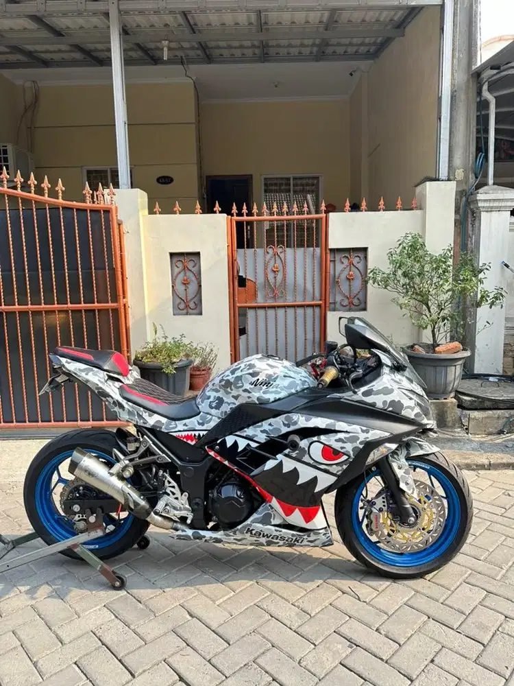 KAWASAKI NINJA 250 FI ABS SE GREY TAHUN 2015 KM 12.XXX