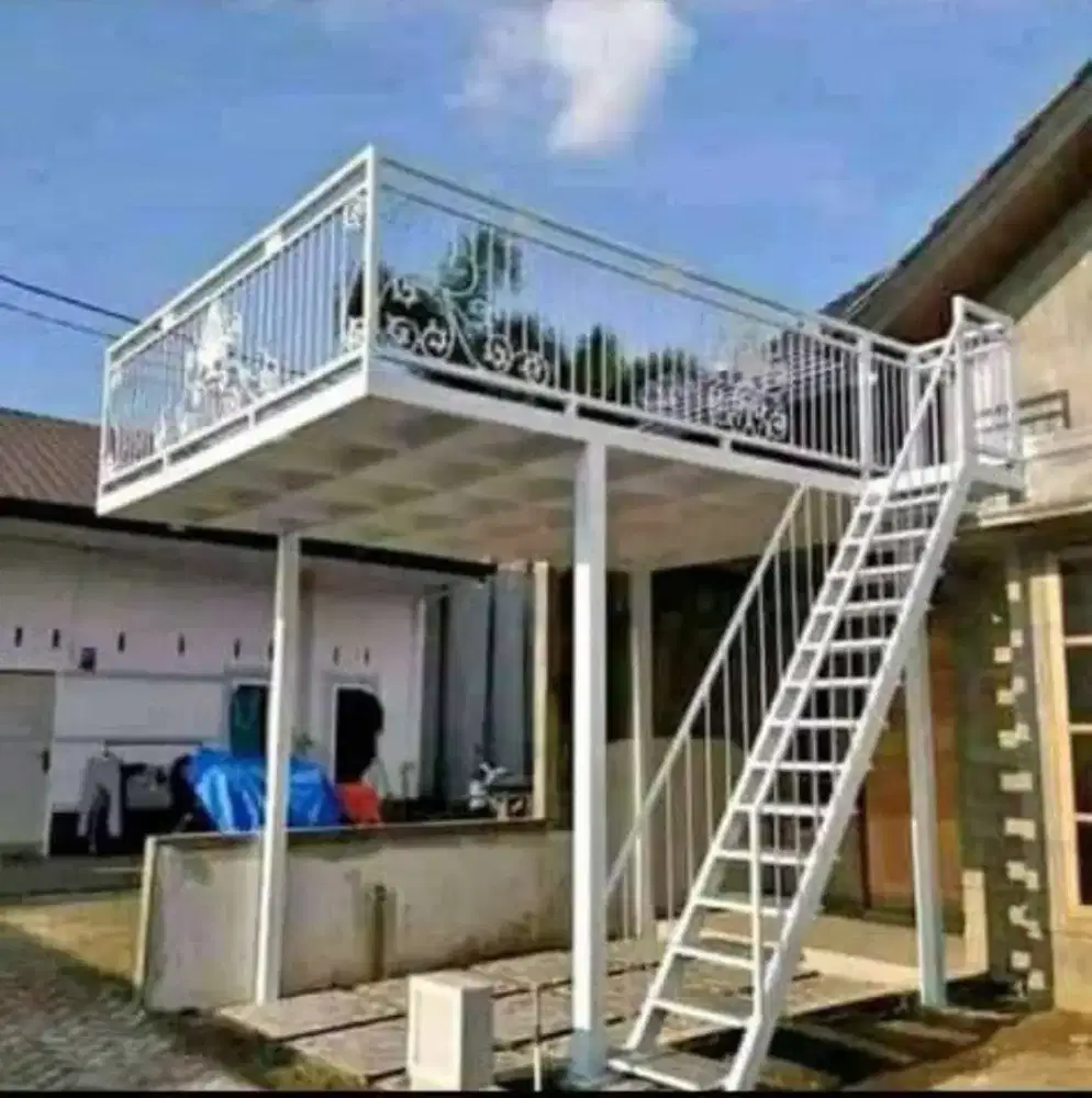 dak plat besi canopy