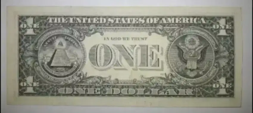 Uang 1 USD Seri Virginia.