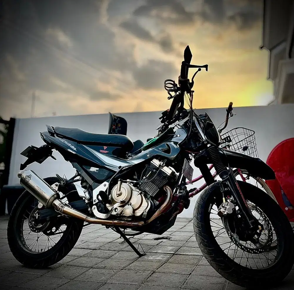 FS Satria FU Supermoto Modif Rapih