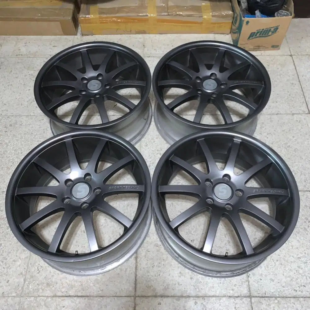 Japan Sport Technic Ring 18 5x114 5x112 Velg Ori Original Jepang R18