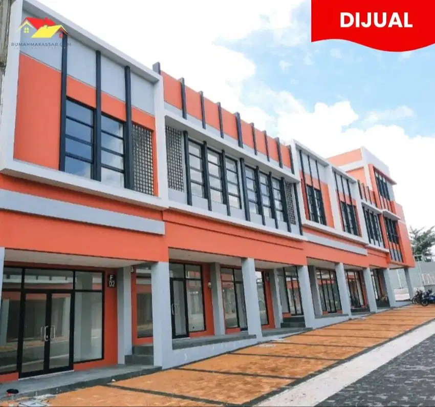 Ruko Bisnis 2 Lantai Strategis Dalam area Summarecon Makassar