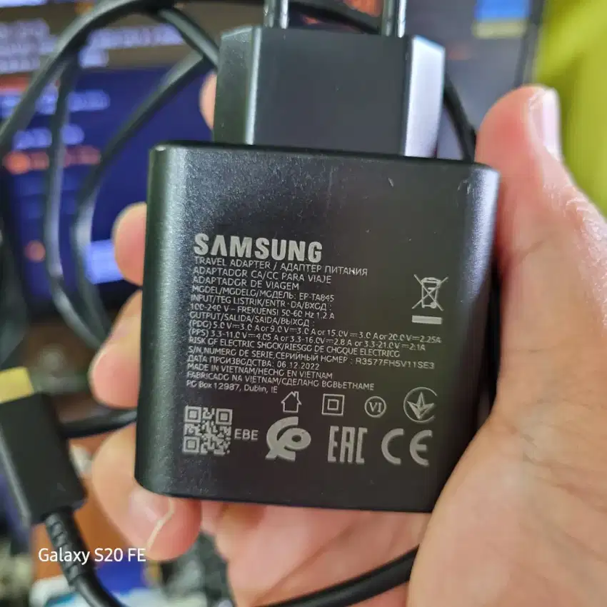 Charger C to C ori bawaan samsung