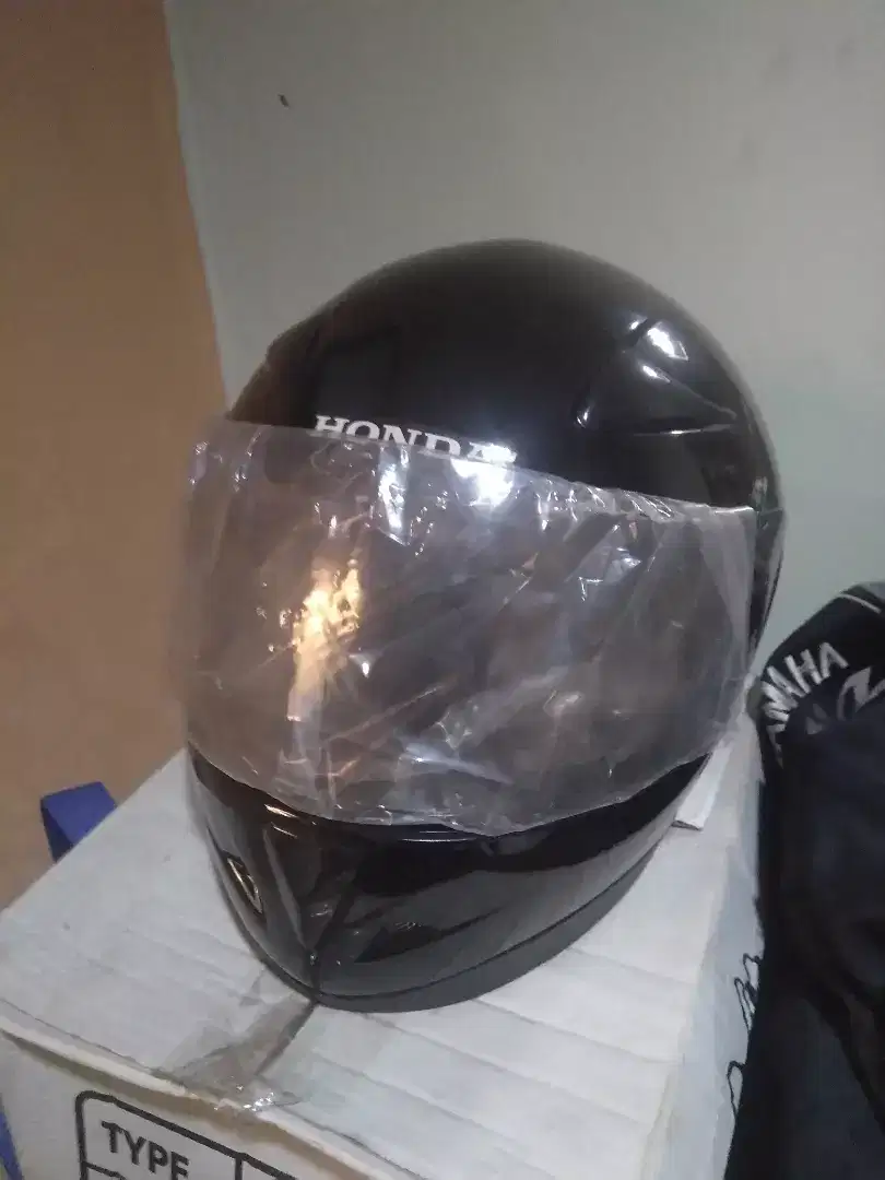 Helm Fullface Full Face Honda TRX-R Original Hitam Glossy