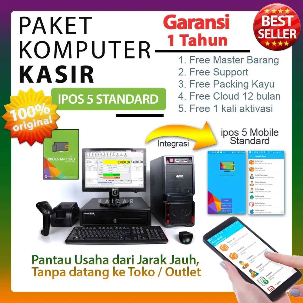 Paket Kasir minimarket apotik klinik petshop toko susu termurah