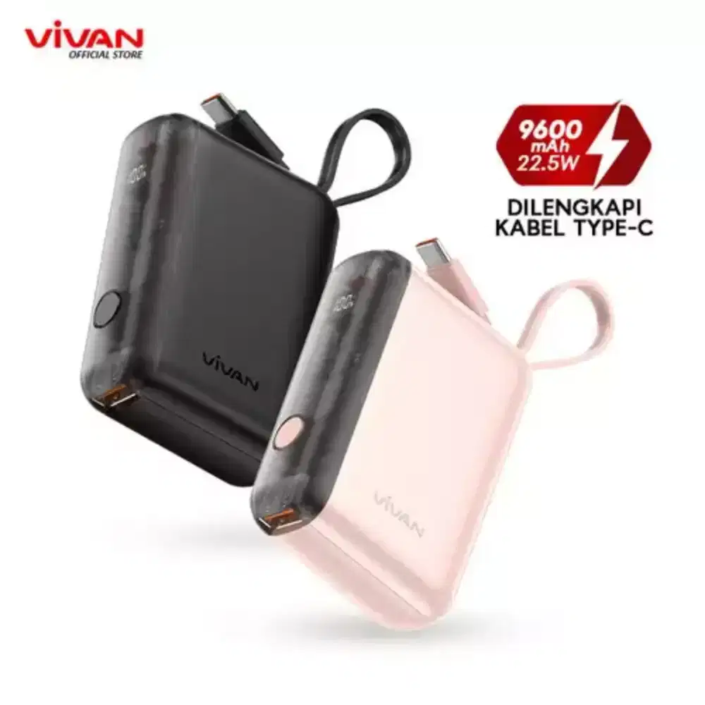 PowerBank Vivan Robot Power Bank All model Type Capacity