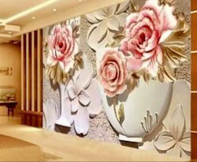 Pesan wallpaper dinding 3d custom toko jual dan pasang gorden murah