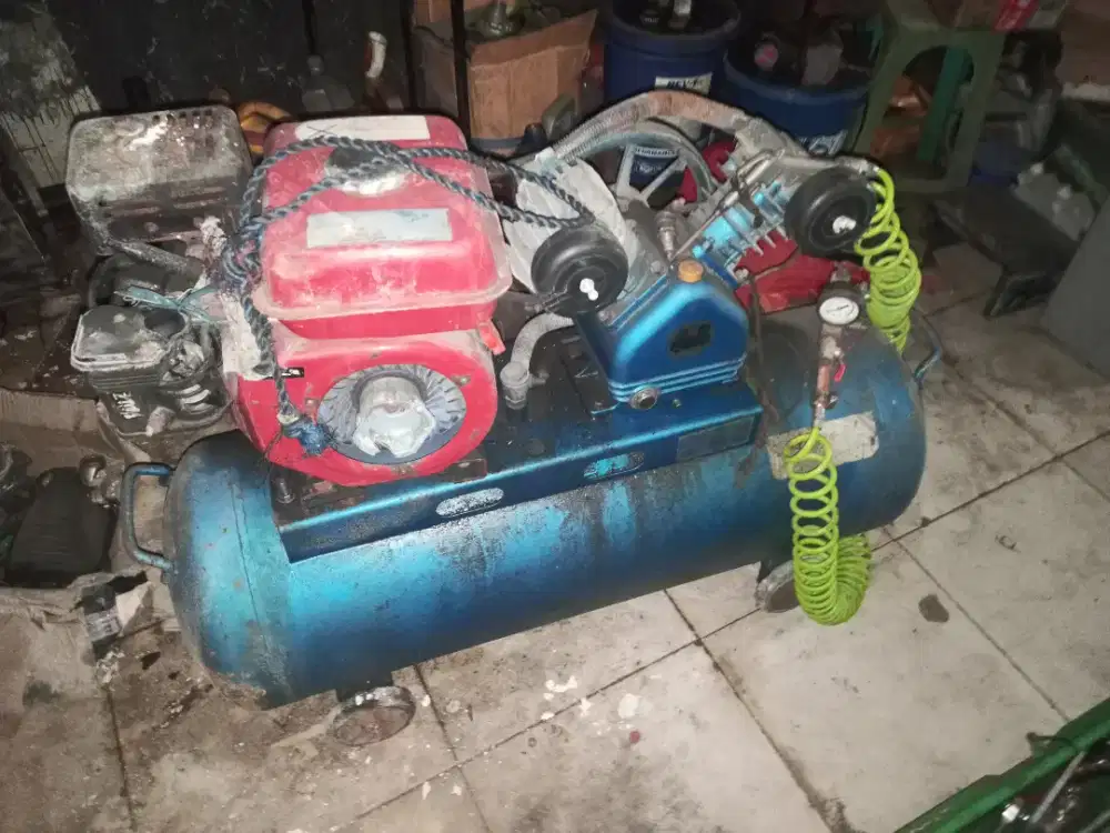 Kompresor angin 2 piston 2HP 100 L