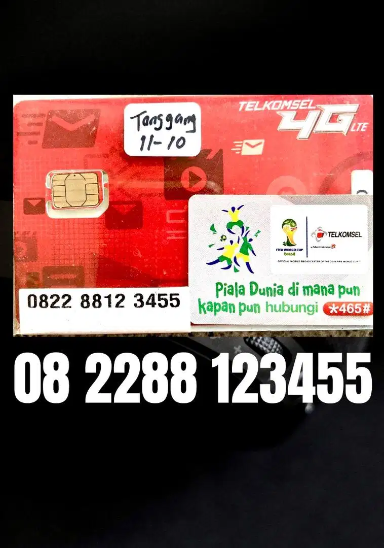 Nomor Cantik Telkomsel simPATI Rapi 123455